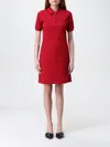 Courrèges Dress  Woman Color Ruby In Ruby