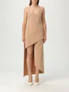 Courrèges Infinity Midi Dress In Neutral