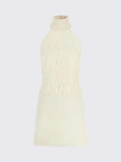 Courrèges Dress  Woman Color White In Neutral