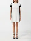 COURRÈGES DRESS COURRÈGES WOMAN COLOR WHITE,G12745001