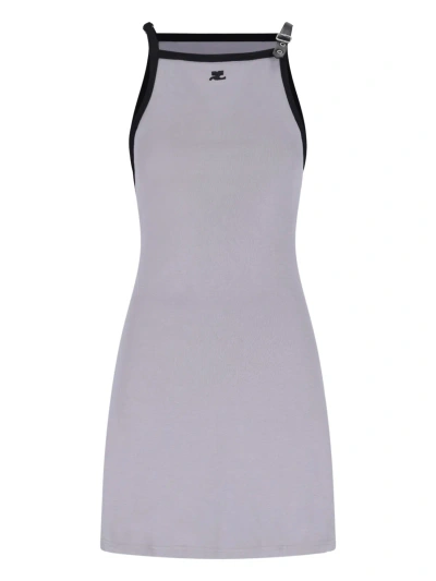 Courrèges Dress In Grey