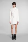Courrèges Dress In Beige Cotton In Beige