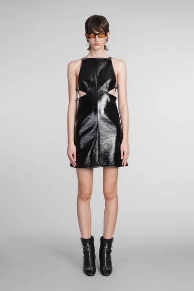 COURRÈGES DRESS IN BLACK COTTON