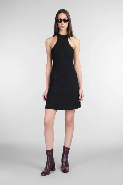 Courrèges Dress In Black Viscose