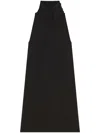 Courrèges Courregès Dress Scarf Mockneck In Black