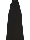 Courrèges Courregès Dress Scarf Mockneck In Black