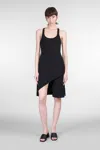 Courrèges Infinity Pleats Crepe A-line Dress