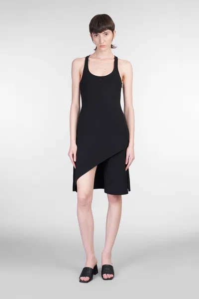 COURRÈGES DRESS WOMAN IN BLACK POLYESTER