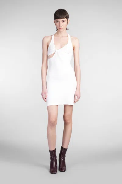 Courrèges Dress Woman In White Cotton