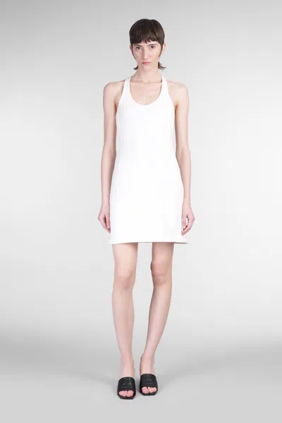 Courrèges Dress Woman In White Viscose