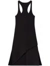 Courrèges Infinity Pleats Crepe A-line Dress