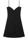 Courrèges Courreges Short Ellipse Dress In Black