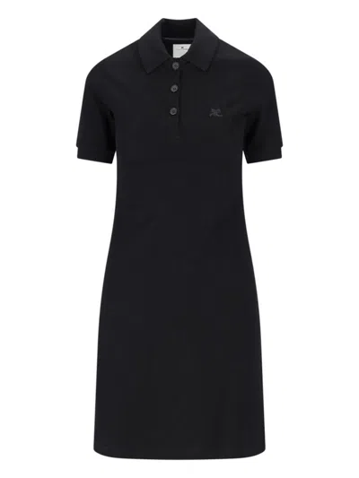 Courrèges Dresses In Black