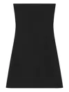 Courrèges Bustiere Lingerie Jersey Dress Woman Black In Black