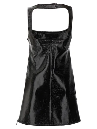 Courrèges 'reedition' Dress In Black
