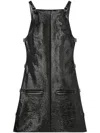 Courrèges Courregès Multi Sangle Vinile Dress In Black