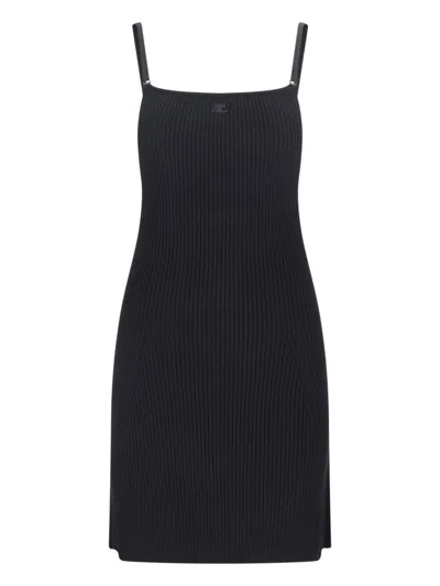 COURRÈGES COURRÈGES LOGO MINI DRESS