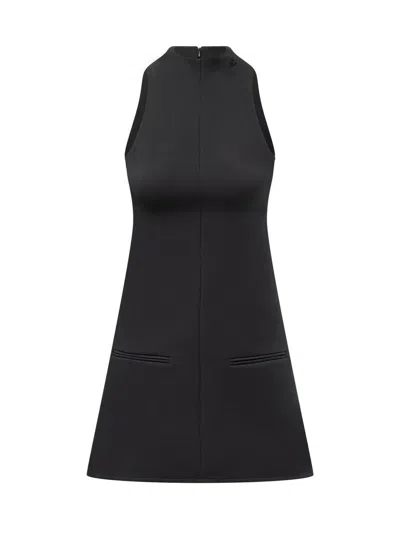 Courrèges Signature A-line Dress In Black