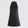 Courrèges Textured Fabric Knee Length Dress With Front Pockets In Multi