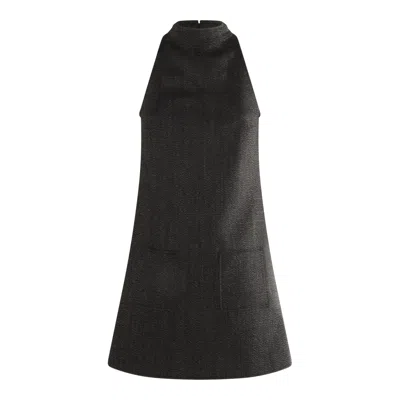 COURRÈGES DRESSES BLACK/HERITAGE WHITE