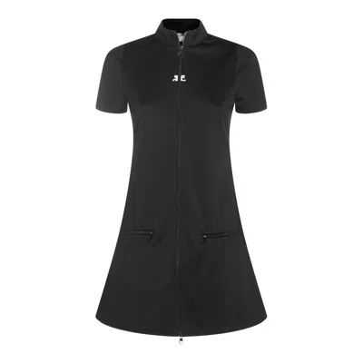 COURRÈGES DRESSES BLACKS AND GREYS
