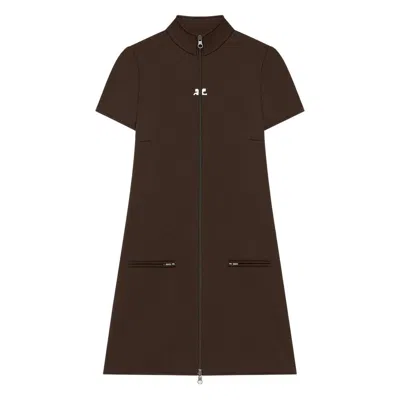 Courrèges Dresses In Brown