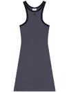 Courrèges Courreges Dresses In Denim/black