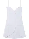 Courrèges Knee Length Dress A-line Skirt In Ether