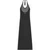Courrèges Holistic Sheer Cotton Midi Dress In Multicolor