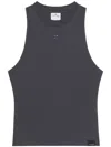 Courrèges Drop-armholes Tank Top In Grey