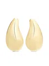 Courrèges Drop Clip-on Earrings In Gold