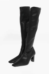 Shop Courrèges Eco-leather Boots With Inner Zip 8cm