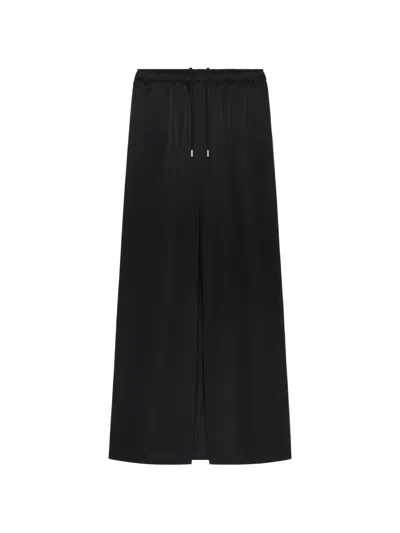 Courrèges Elasticated-waistband Trousers In Black