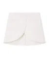 Courrèges Ellipse Asymmetric Miniskirt In White