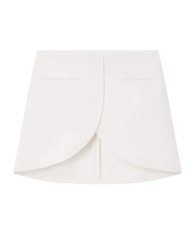 COURRÈGES COURRÈGES ELLIPSE TWILL MINI SKIRT