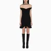 Courrèges Ellipse Bustier Mini Dress In Black