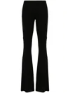 Courrèges Ellipse Bootcut Trousers In Black