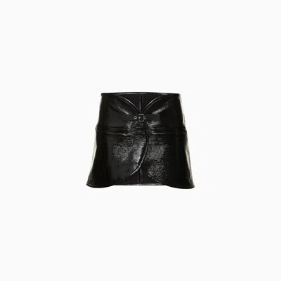 Courrèges Ellipse Courreges Mini Skirt In Black
