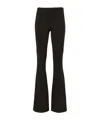 Courrèges Courregès Scuba Tech Jersey Bootcut Pants In Black