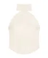 Courrèges Ellipse High-neck Sleeveless Top In Neutral