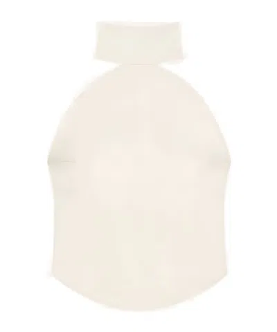 COURRÈGES ELLIPSE HIGH-NECK SLEEVELESS TOP