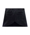 Courrèges Ellipse Mini Skirt In Black