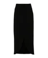 Courrèges Courreges Black Polyester Blend Skirt In Black