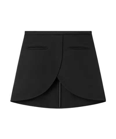 COURRÈGES ELLIPSE TWILL MINI SKIRT