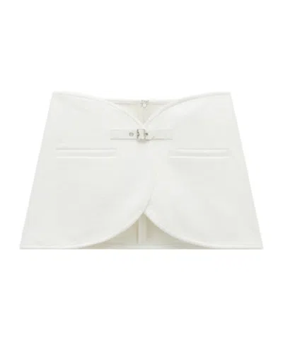 COURRÈGES COURRÈGES ELLIPSE VINYL MINI SKIRT