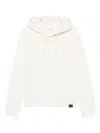 Courrèges Embroidered Oversized Hoodie Clothing In White
