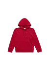 Courrèges Courreges Embroidered Snapped Hoodie Red