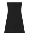 Courrèges Bustiere Lingerie Jersey Dress Woman Black In Black