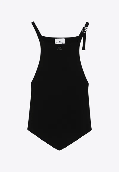 Courrèges Essential Ribbed Tank Top