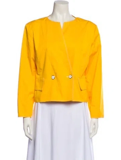 Pre-owned Courrèges Evening Jacket In Yellow